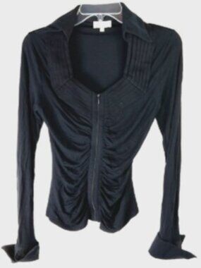 Blanc Nature Y2K Womans top whimsyGoth Romantic Blouse 90s old money emo capsule